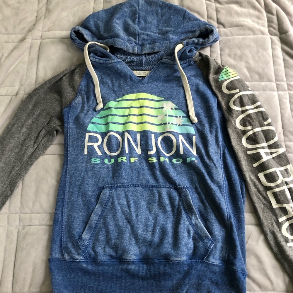 Ron Jon Surf Shop Blue & Gray Hoodie